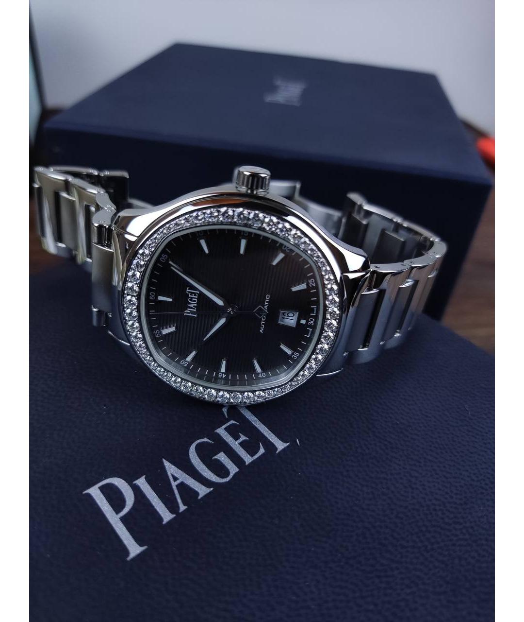 PIAGET Серебряные металлические часы, фото 3