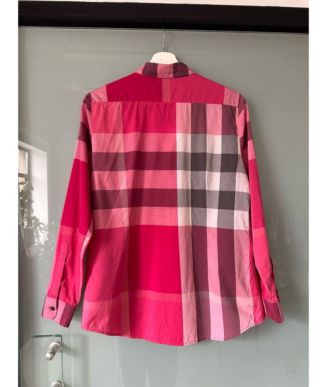 BURBERRY Розовая хлопковая рубашка, фото 2
