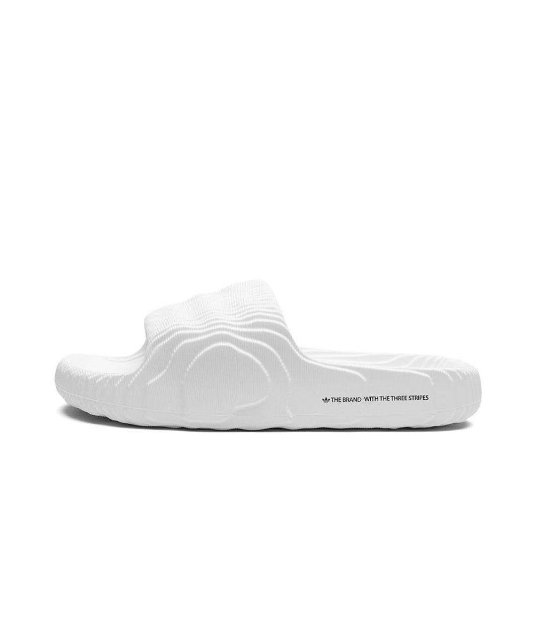 ADIDAS Белые шлепанцы, фото 5