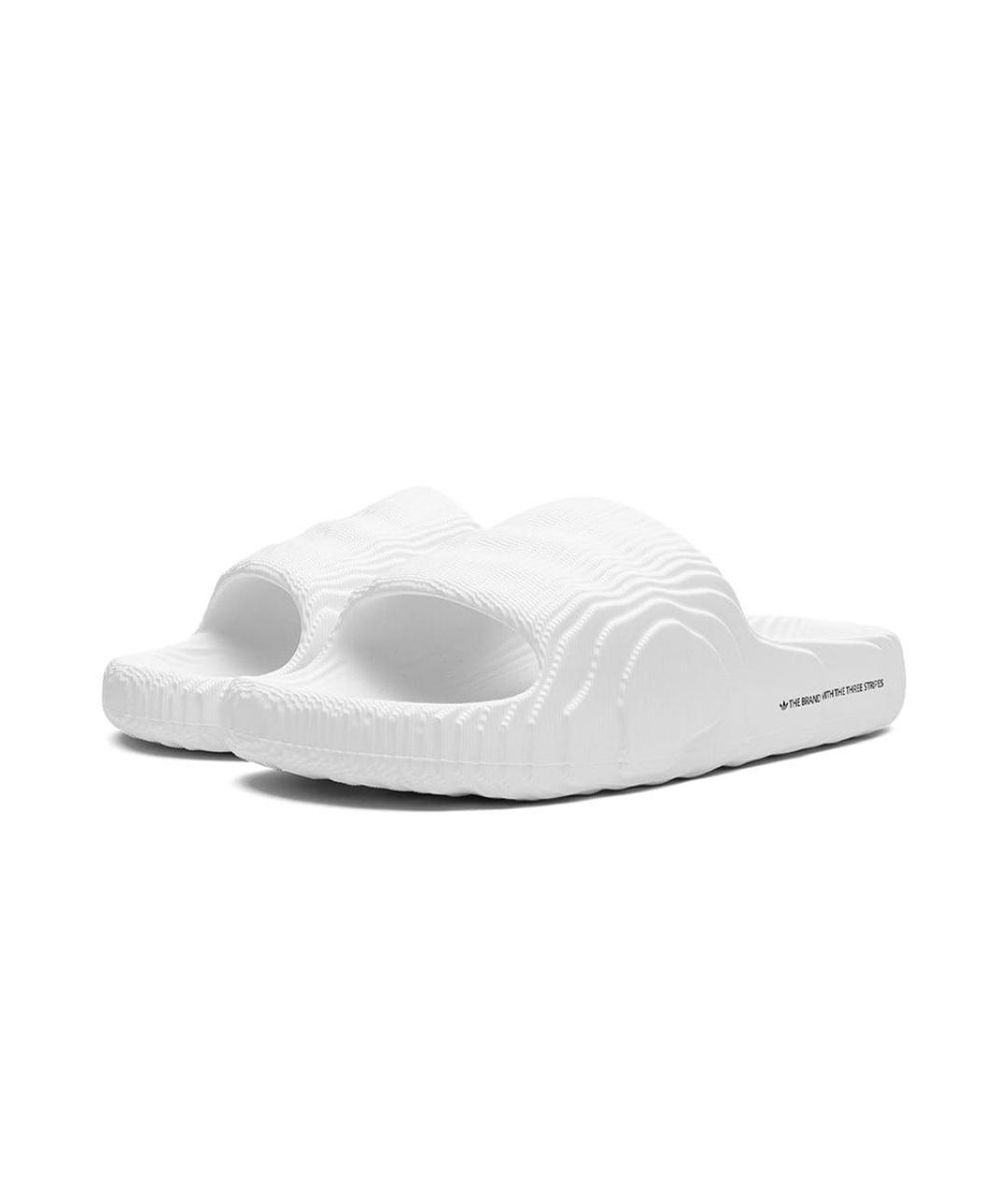 ADIDAS Белые шлепанцы, фото 2