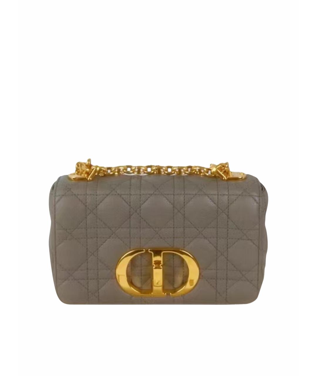 CHRISTIAN DIOR Серая сумка через плечо, фото 1