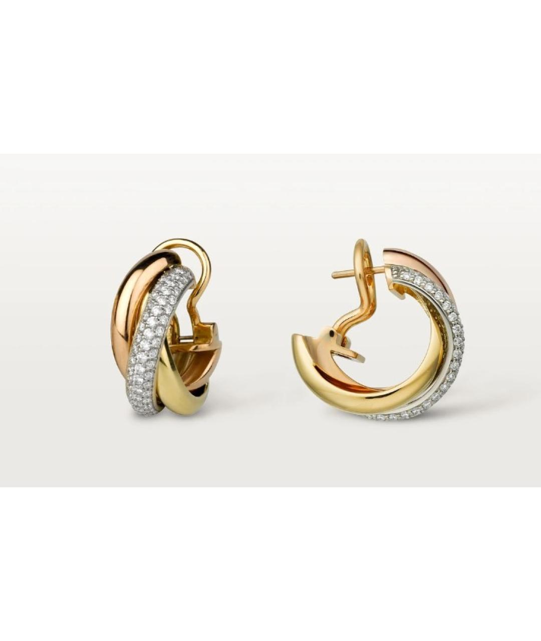 CARTIER Золотые серьги, фото 3
