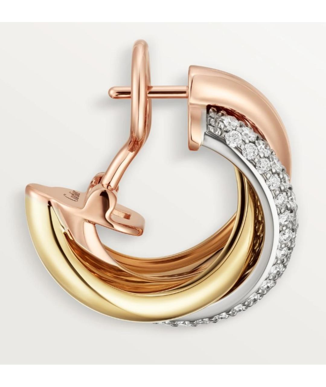 CARTIER Золотые серьги, фото 4