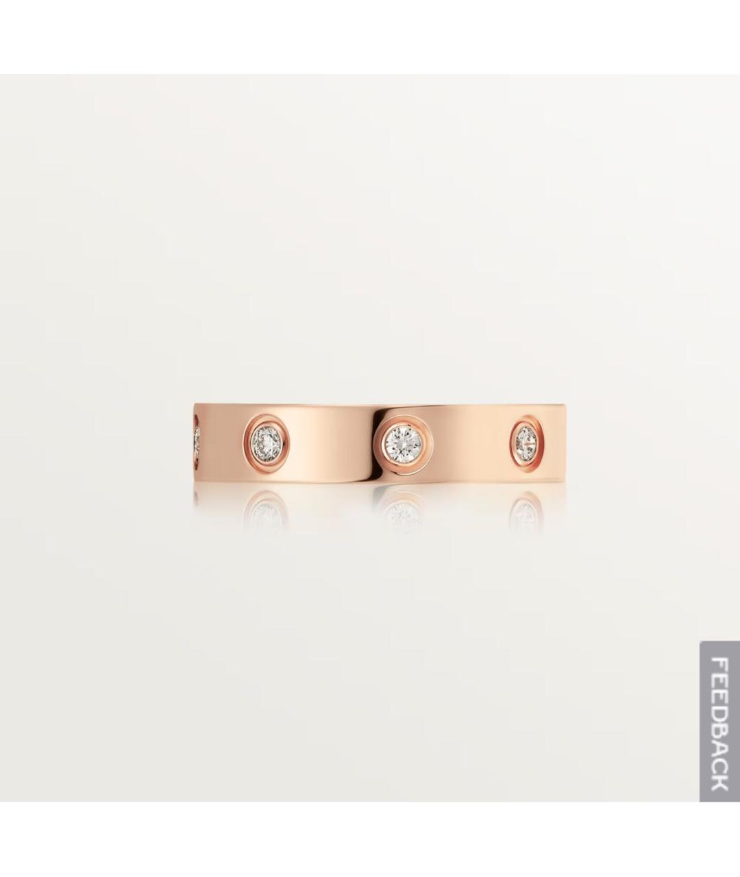 CARTIER Золотое кольцо из розового золота, фото 3