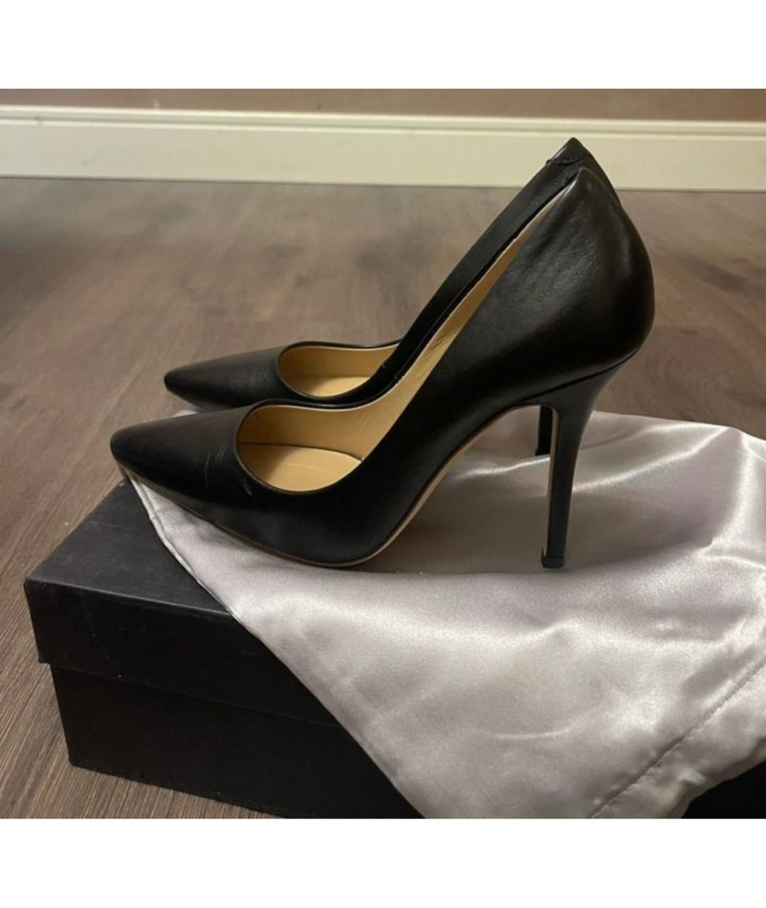 GIUSEPPE ZANOTTI DESIGN Черные кожаные туфли, фото 2