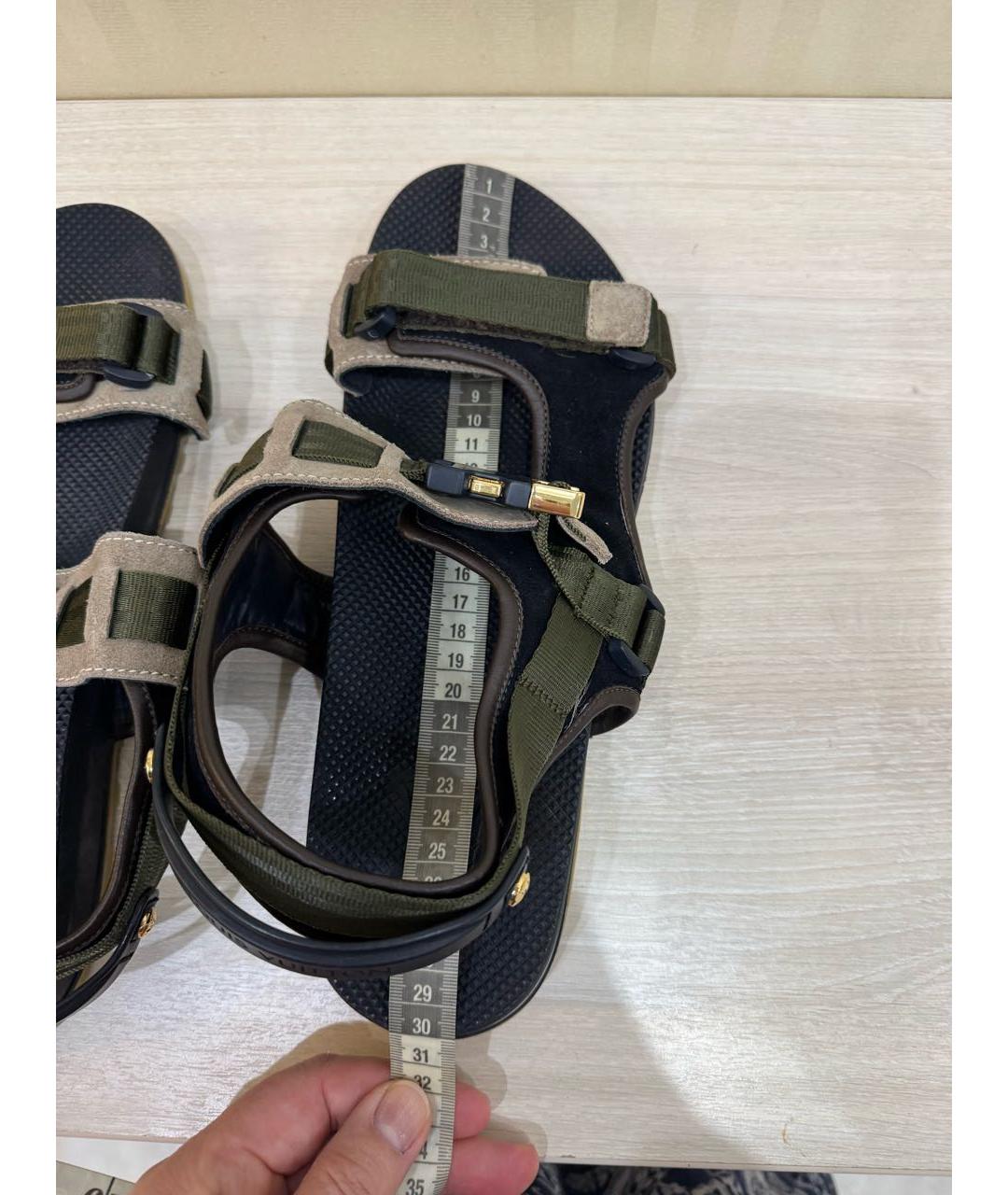 LOUIS VUITTON Мульти кожаные сандалии, фото 4