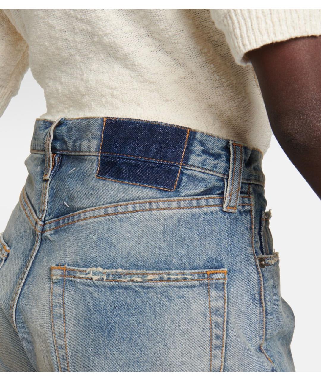 MAISON MARGIELA Синие деним шорты, фото 5