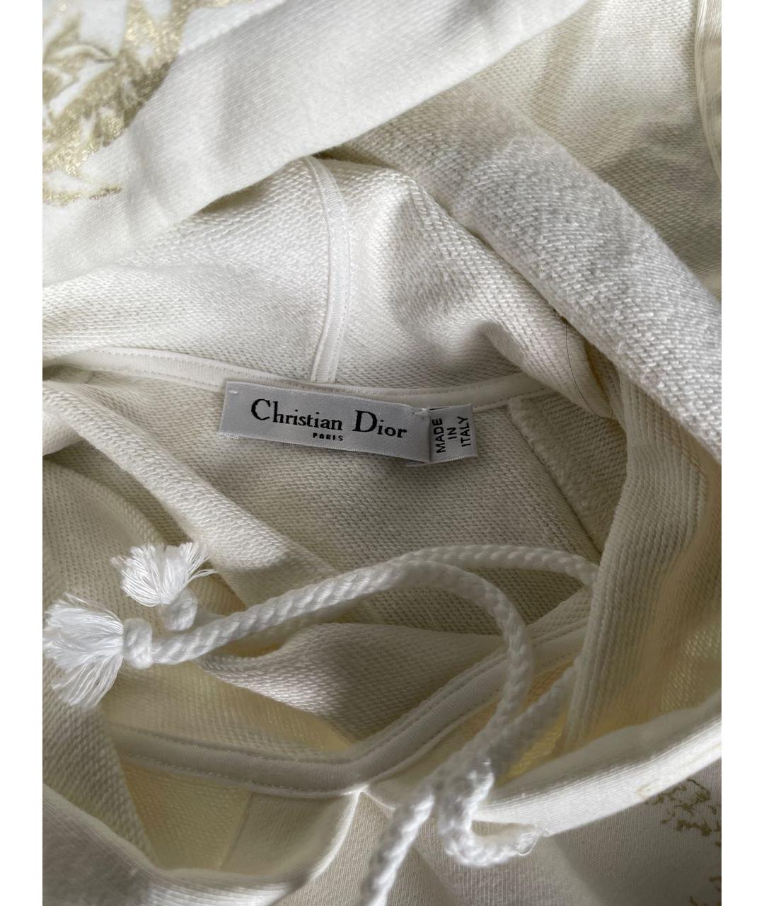 CHRISTIAN DIOR Бежевый хлопковый костюм с брюками, фото 3