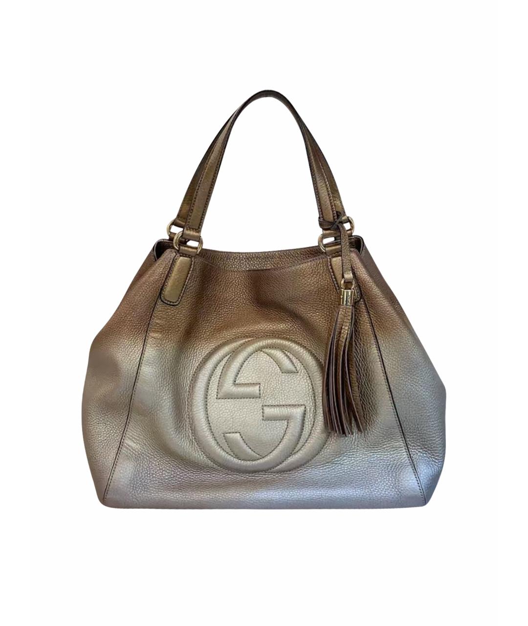 GUCCI Золотая сумка через плечо, фото 1