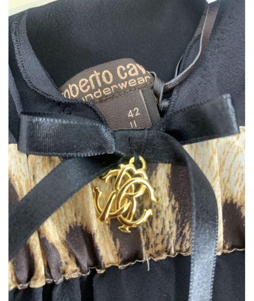 ROBERTO CAVALLI Черная пижамы и сорочки, фото 4