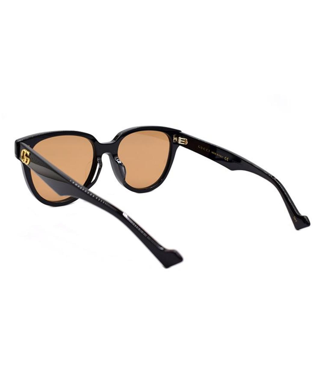 GUCCI Черные пластиковые солнцезащитные очки, фото 4