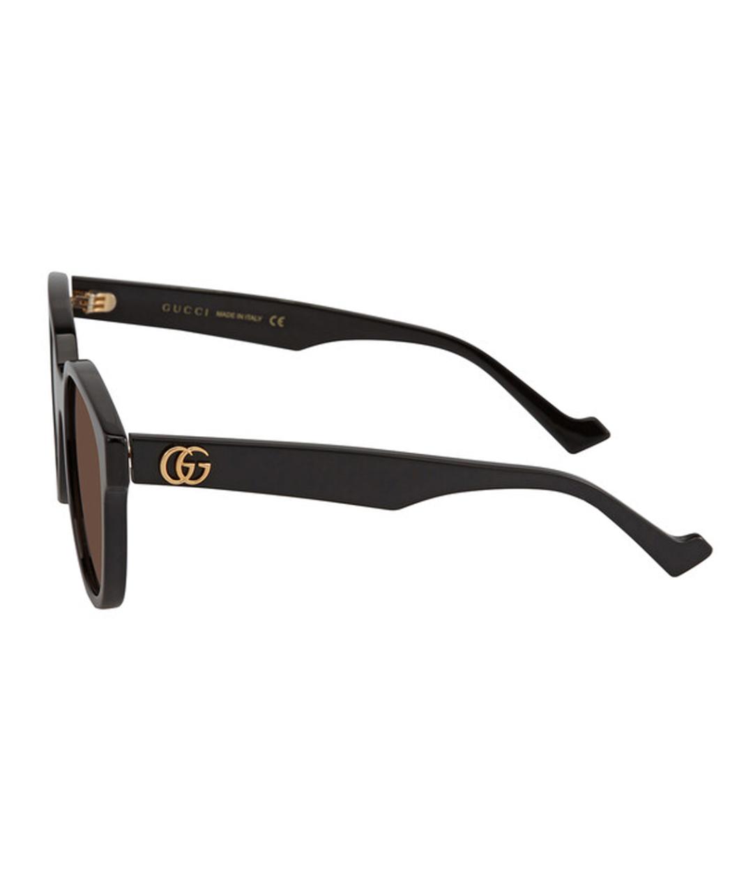 GUCCI Черные пластиковые солнцезащитные очки, фото 5