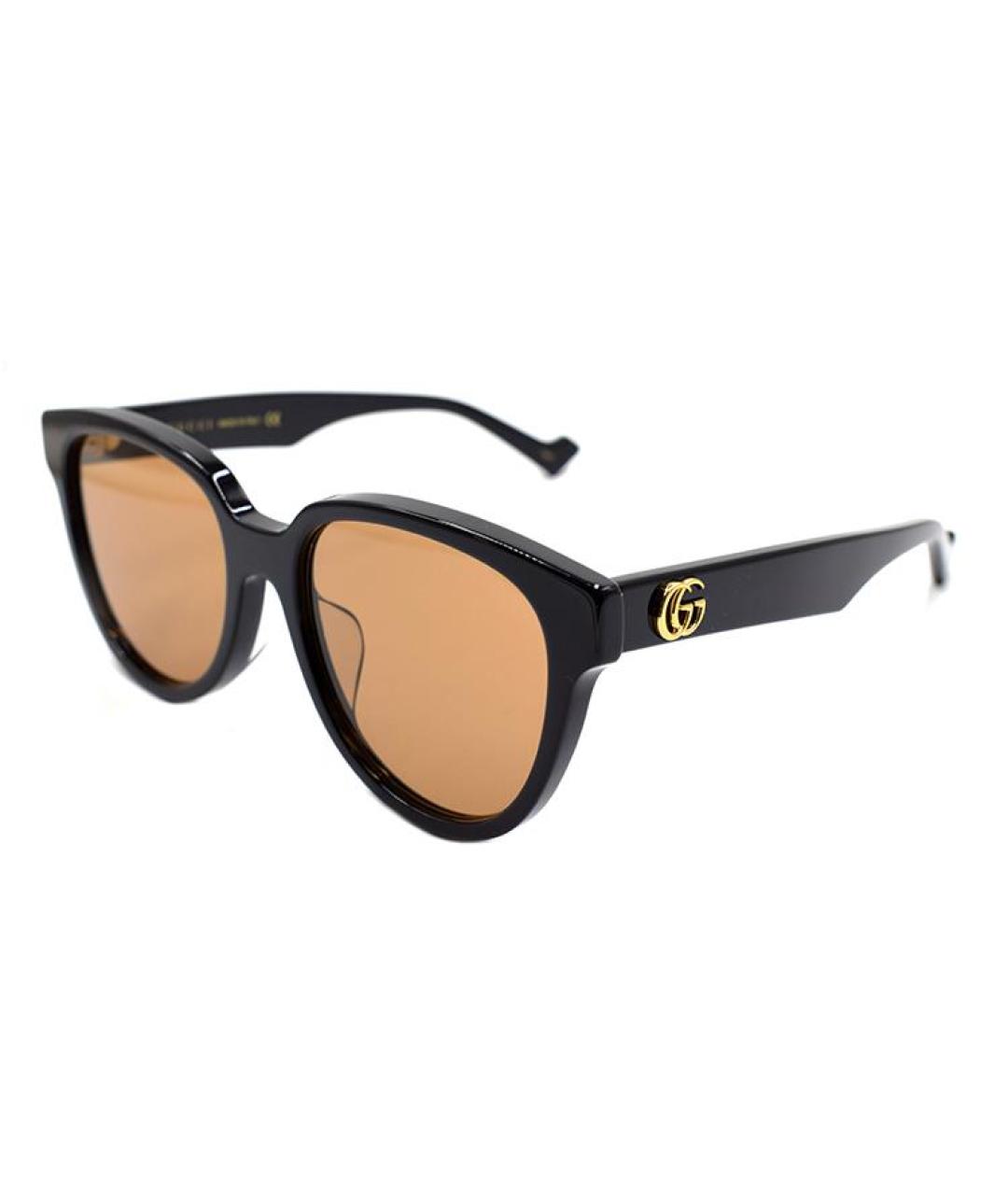 GUCCI Черные пластиковые солнцезащитные очки, фото 2