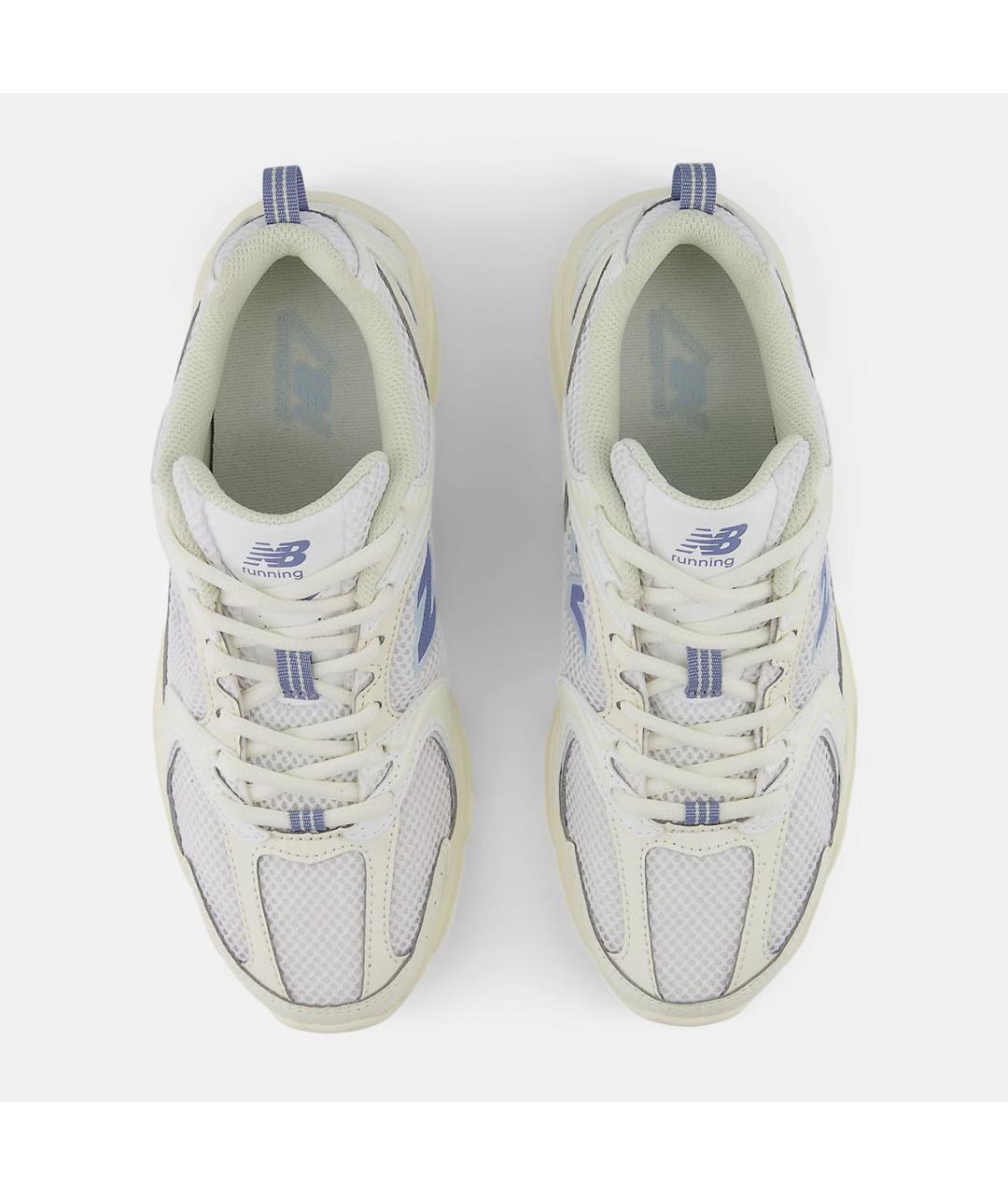 NEW BALANCE Бежевые кроссовки из искусственной кожи, фото 3