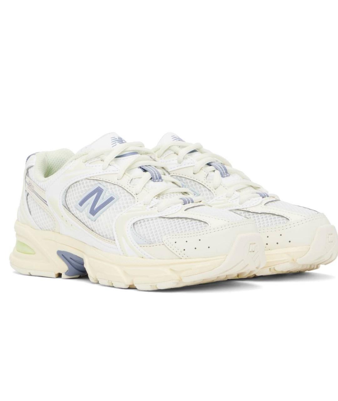 NEW BALANCE Бежевые кроссовки из искусственной кожи, фото 2