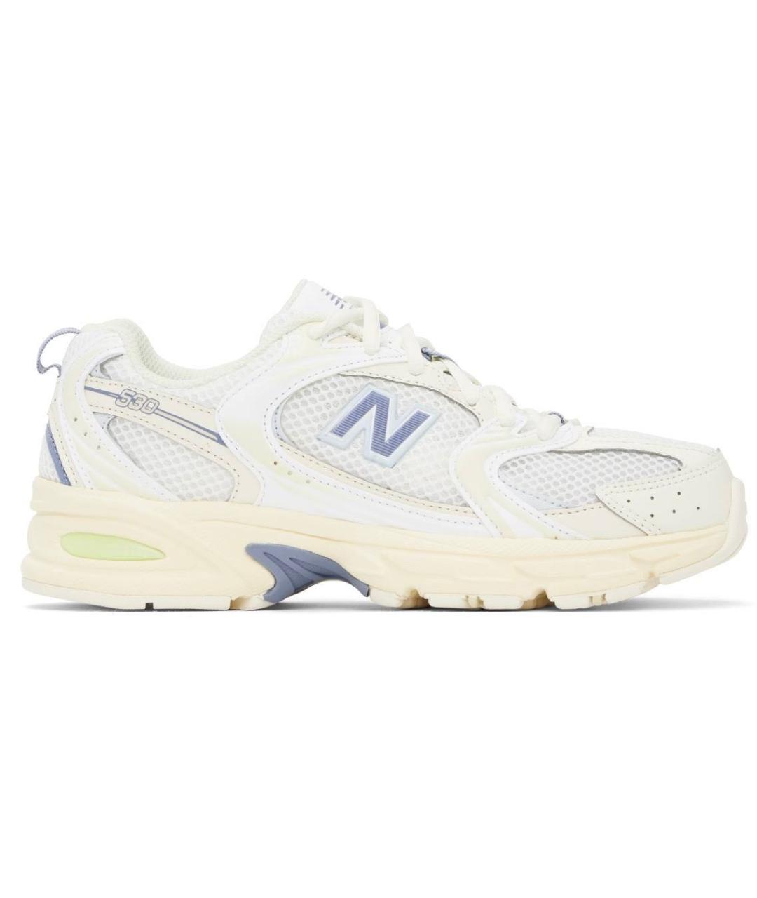NEW BALANCE Бежевые кроссовки из искусственной кожи, фото 8