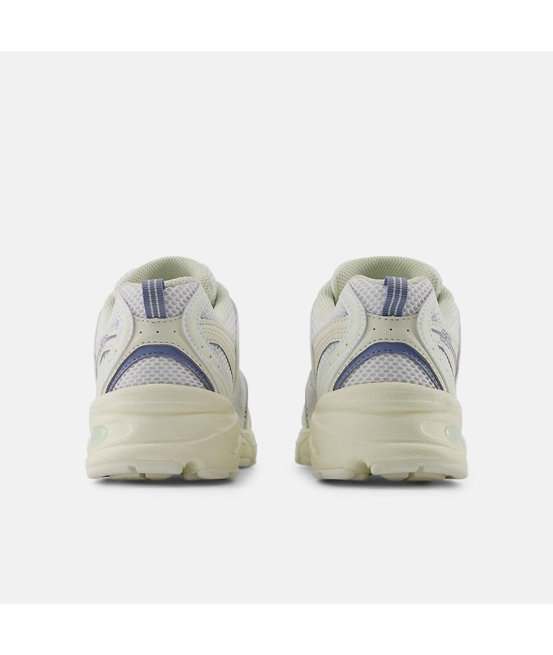 NEW BALANCE Бежевые кроссовки из искусственной кожи, фото 4