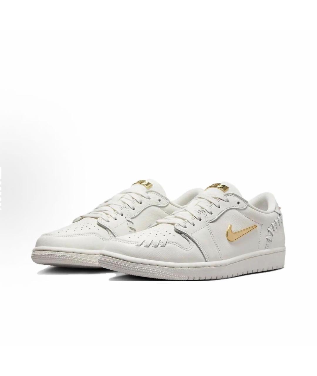 NIKE Белые кроссовки из искусственной кожи, фото 3
