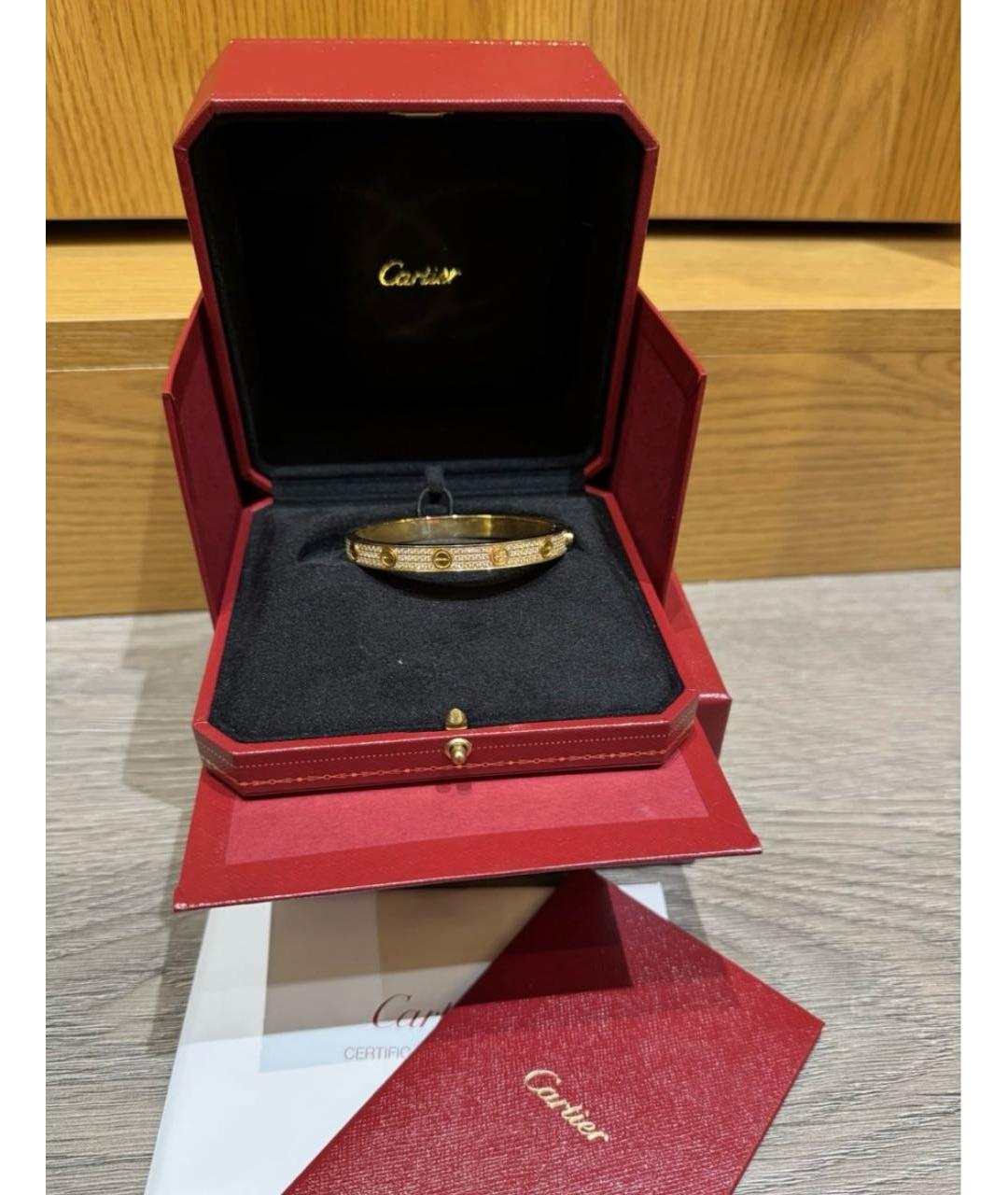 CARTIER Золотой браслет из желтого золота, фото 5