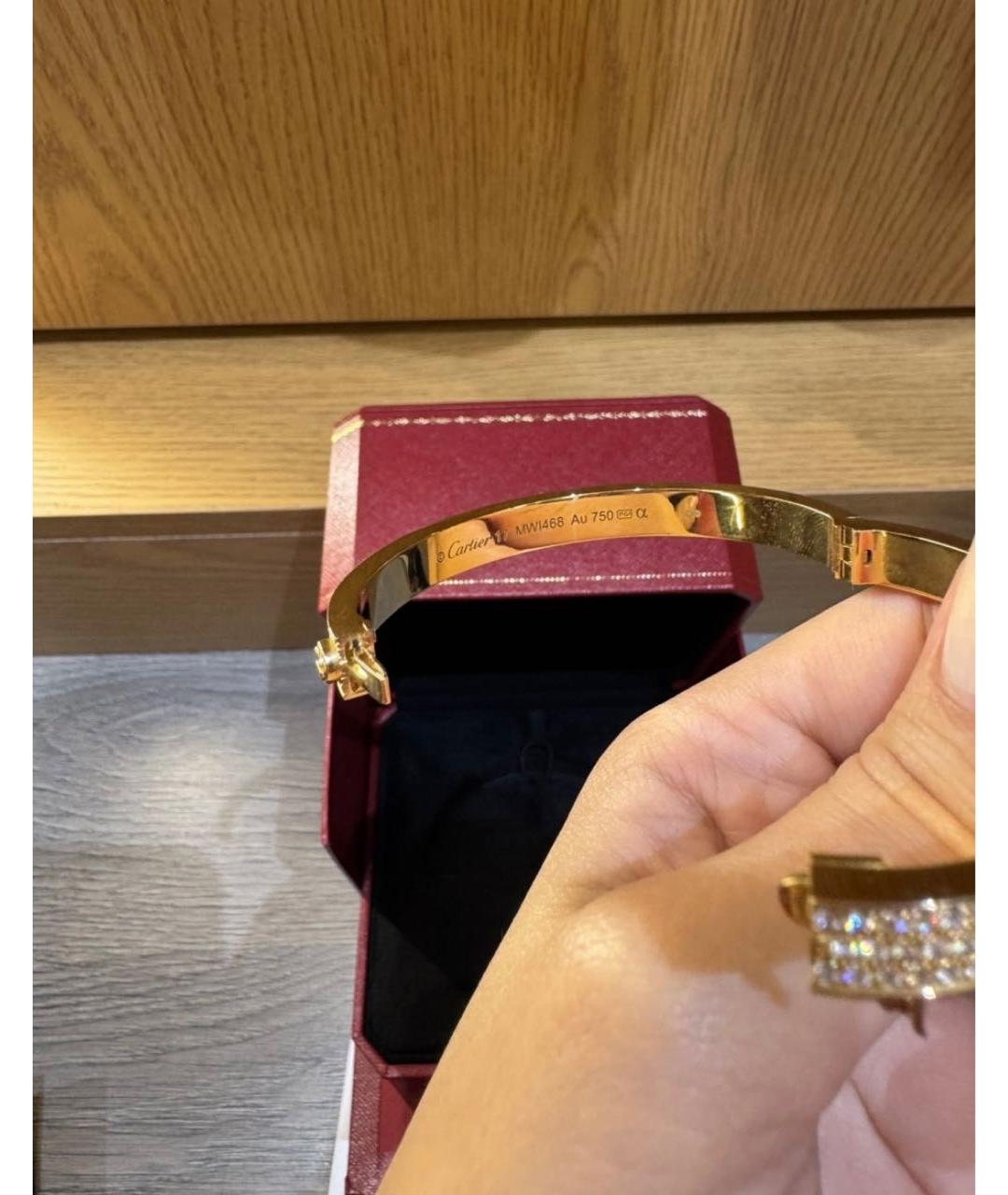 CARTIER Золотой браслет из желтого золота, фото 4