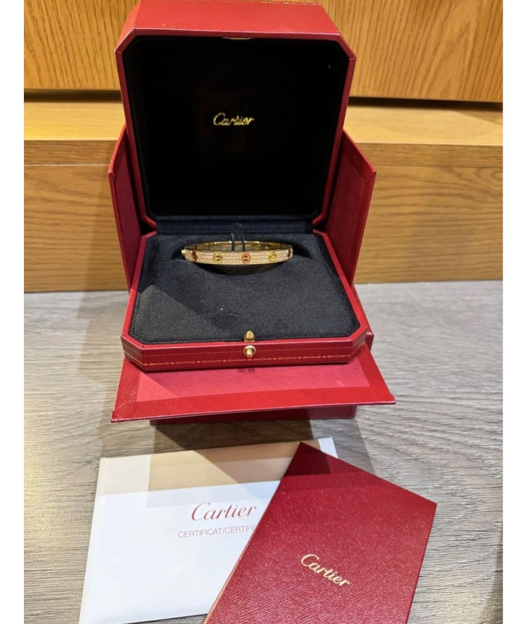 CARTIER Золотой браслет из желтого золота, фото 2