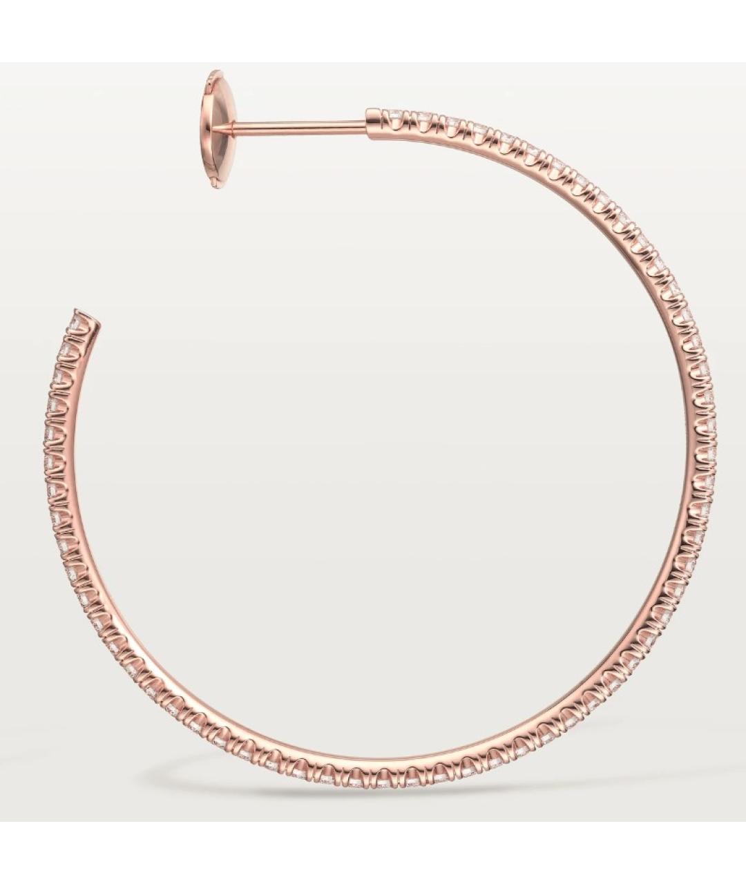 CARTIER Золотые серьги из розового золота, фото 3