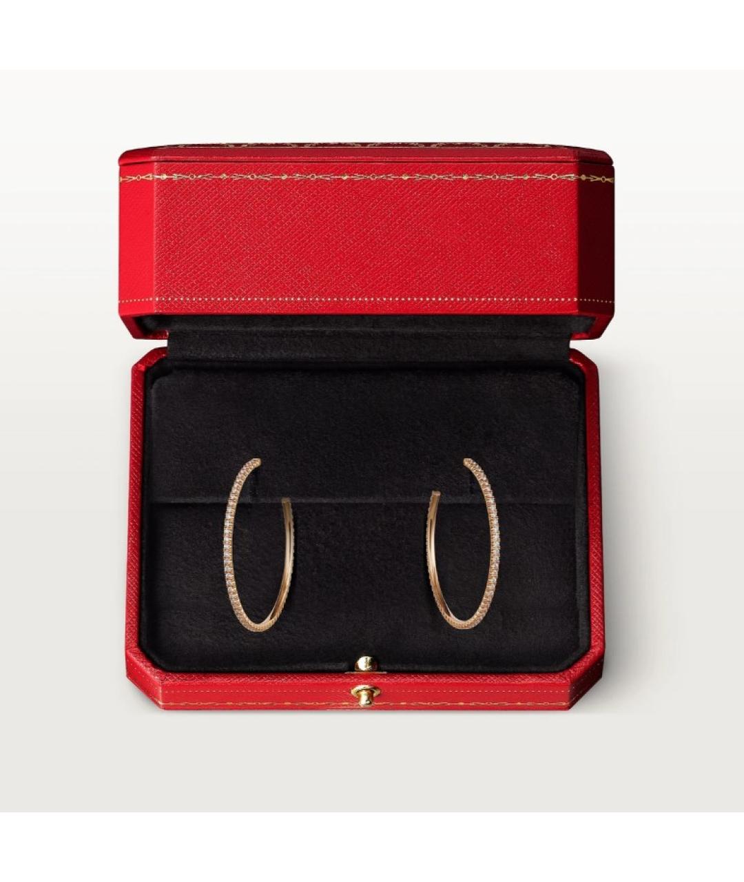 CARTIER Золотые серьги из розового золота, фото 5