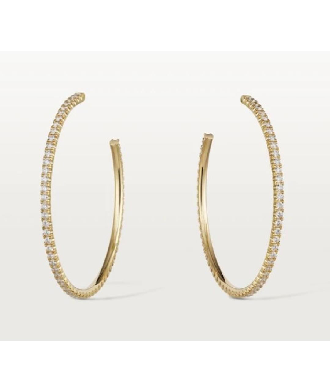 CARTIER Золотые серьги из желтого золота, фото 6