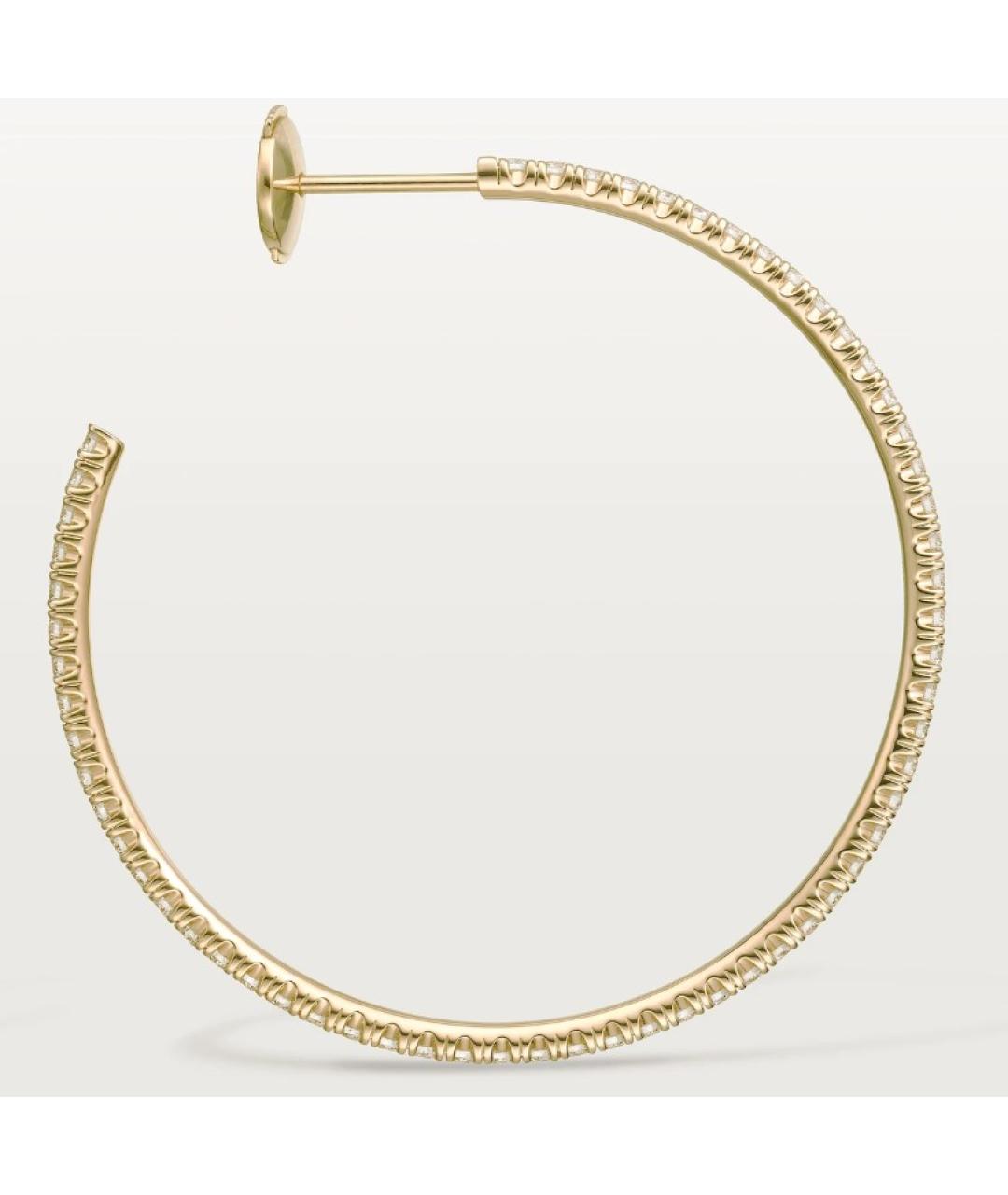 CARTIER Золотые серьги из желтого золота, фото 3