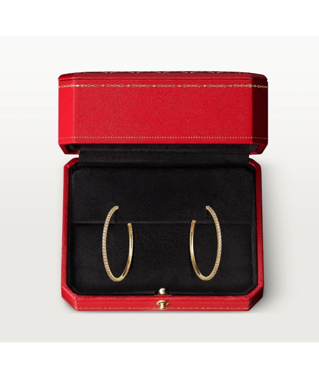 CARTIER Золотые серьги из желтого золота, фото 5
