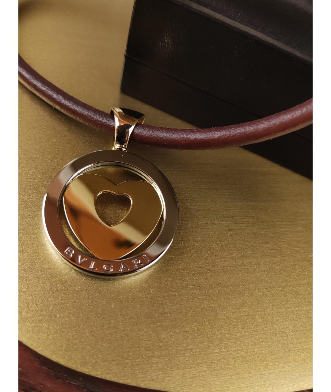 BVLGARI Золотая подвеска из желтого золота, фото 3
