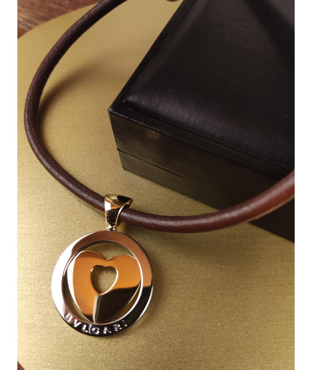 BVLGARI Золотая подвеска из желтого золота, фото 2