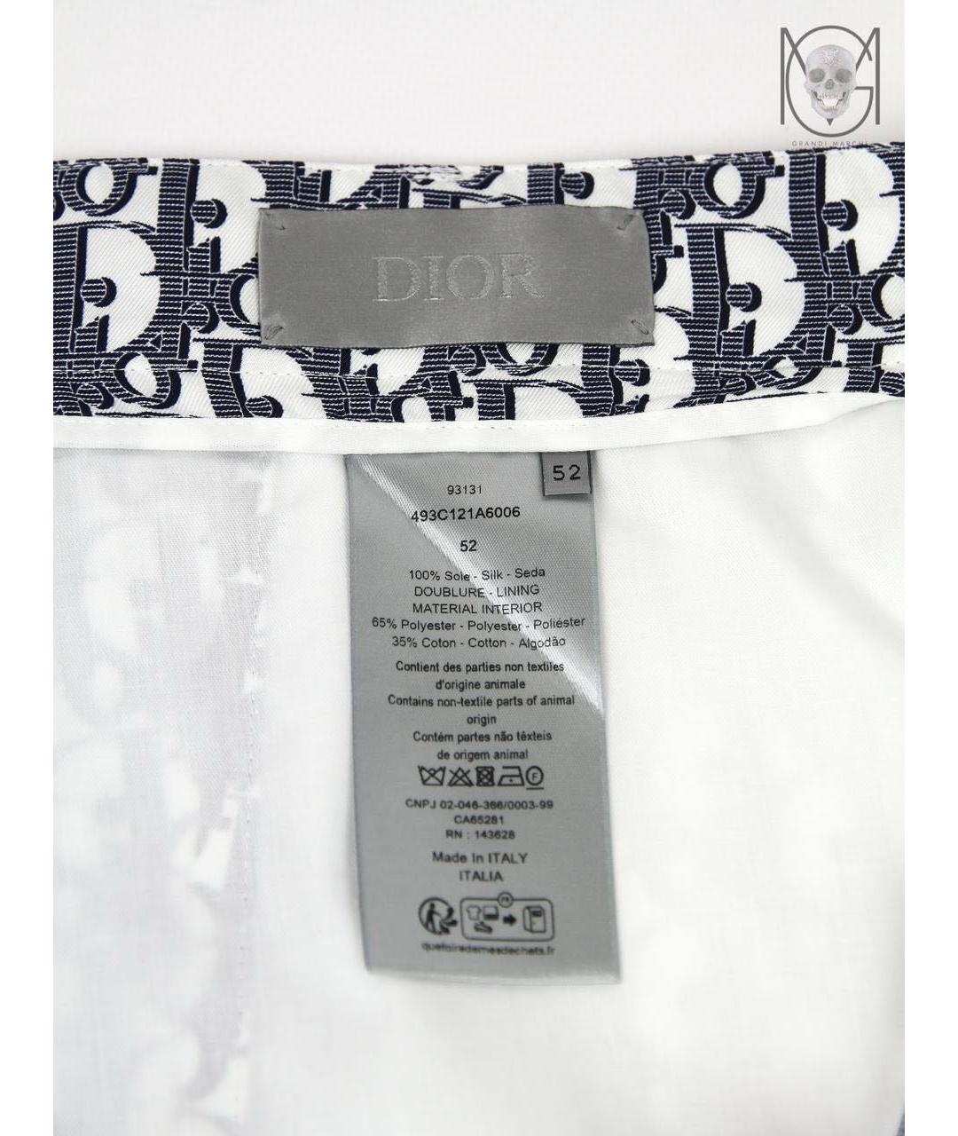 CHRISTIAN DIOR Мульти шелковые шорты, фото 3
