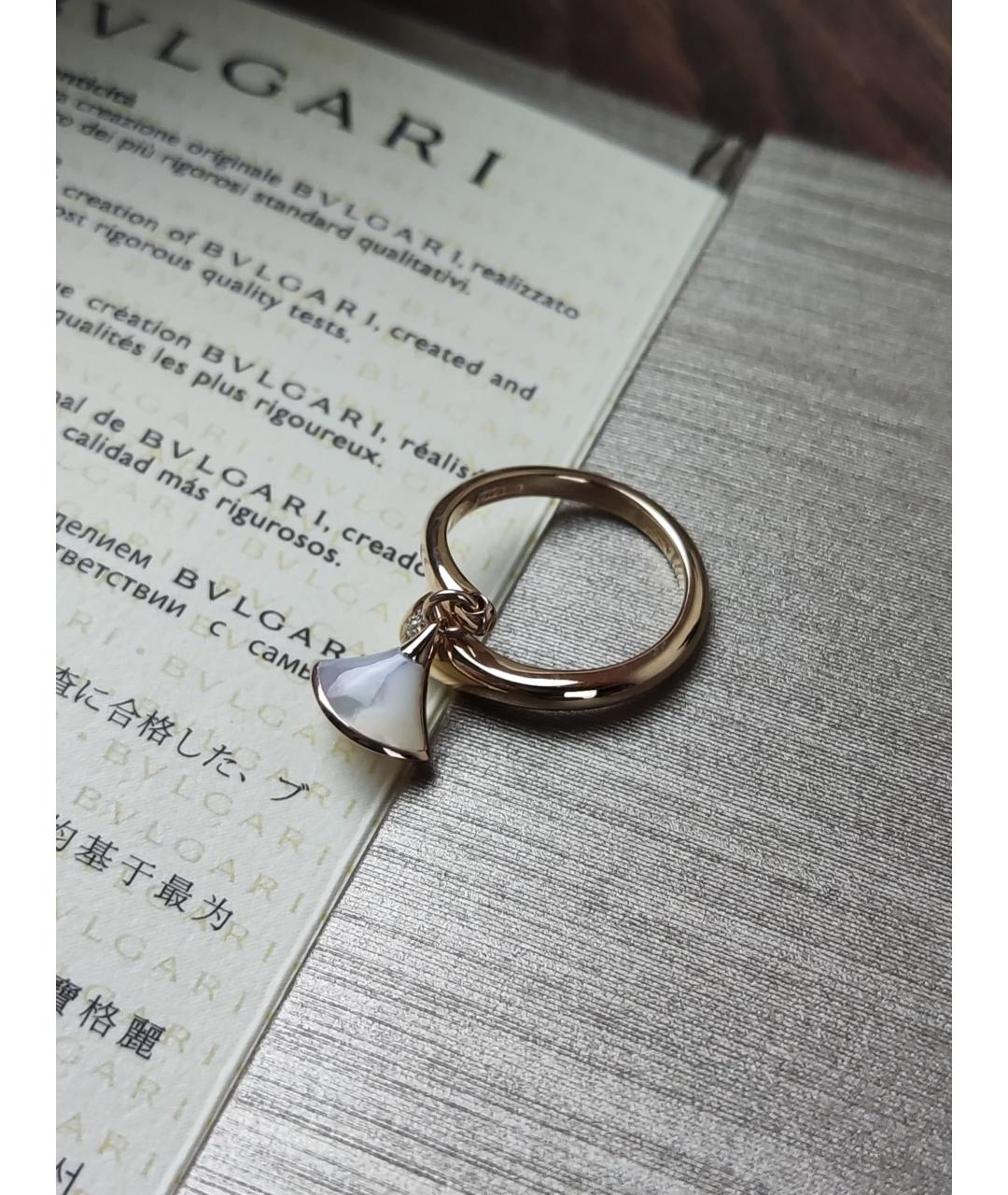 BVLGARI Золотое кольцо из розового золота, фото 3