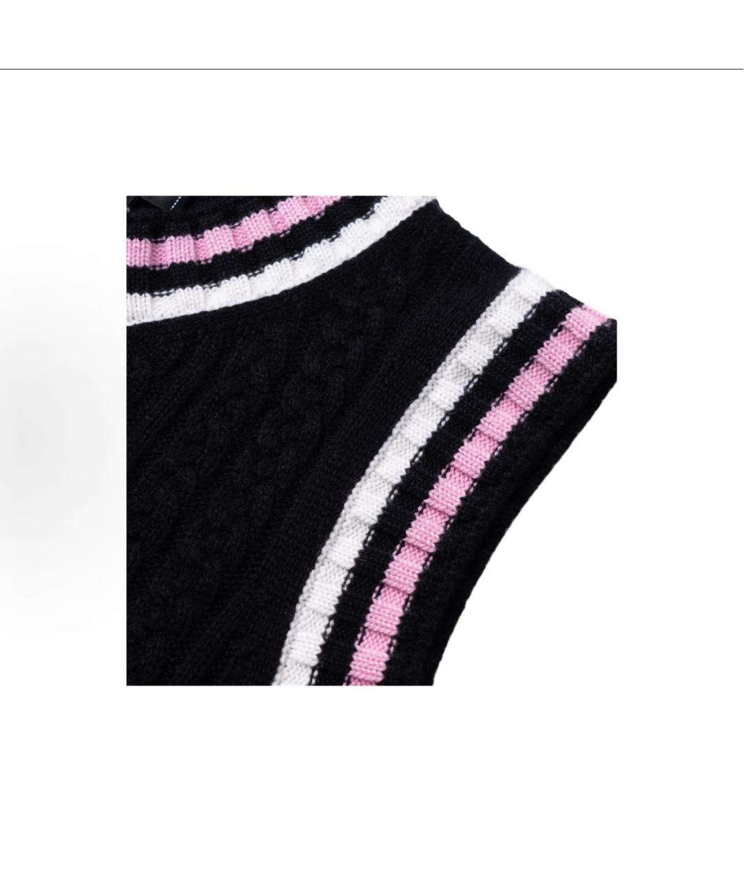 CHANEL Черное хлопковое платье, фото 4