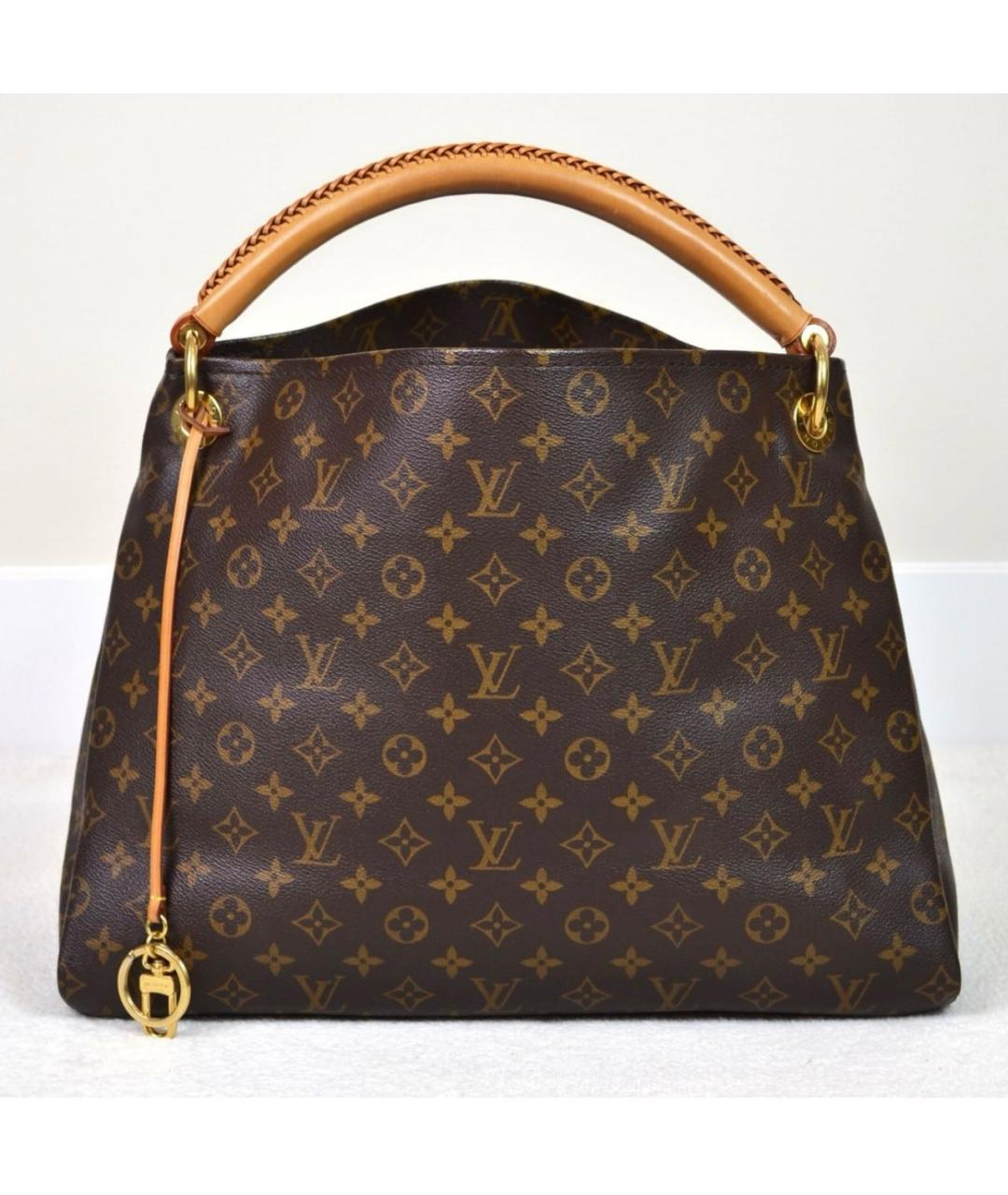 LOUIS VUITTON Коричневая сумка тоут, фото 5