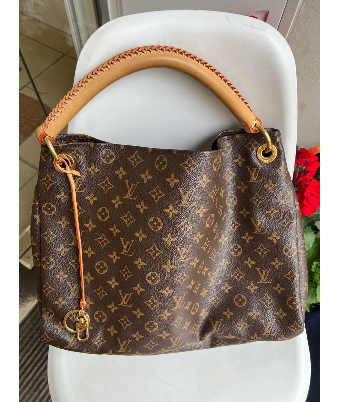 LOUIS VUITTON Коричневая сумка тоут, фото 2