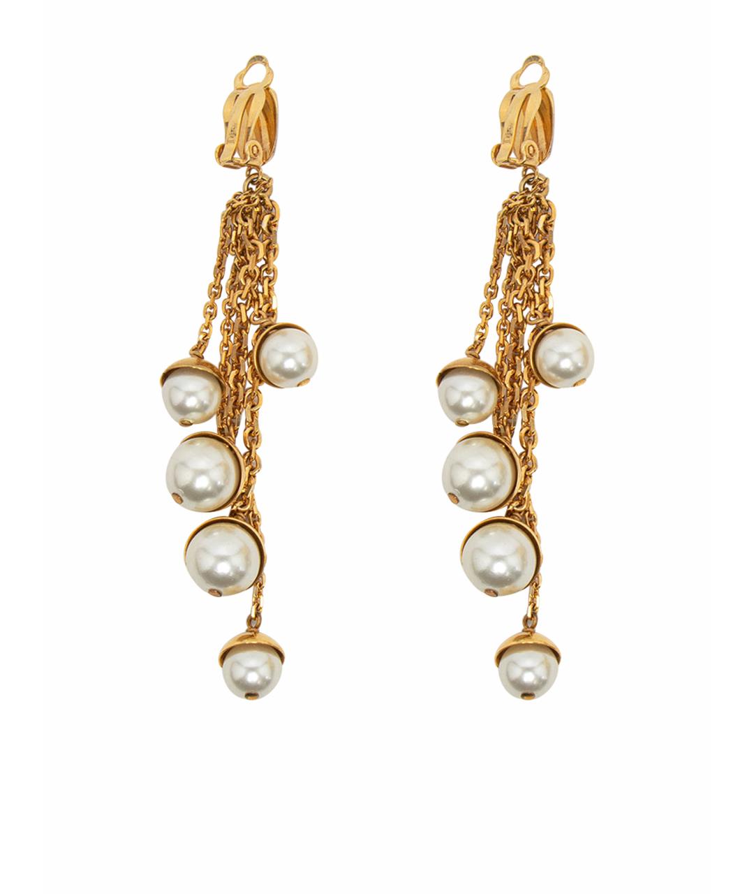 CHRISTIAN DIOR Золотые серьги, фото 1