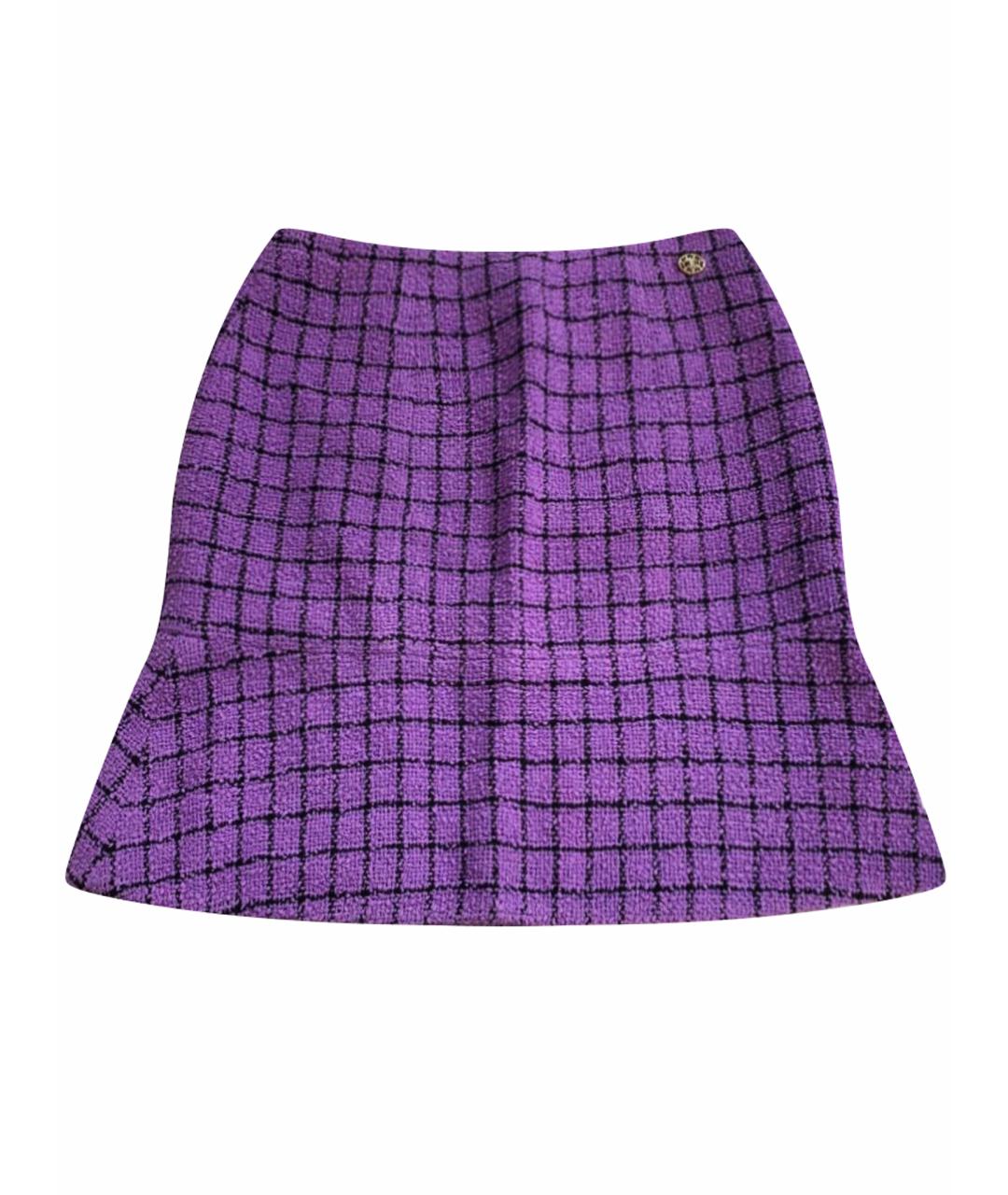 CHANEL Розовая хлопковая юбка мини, фото 1