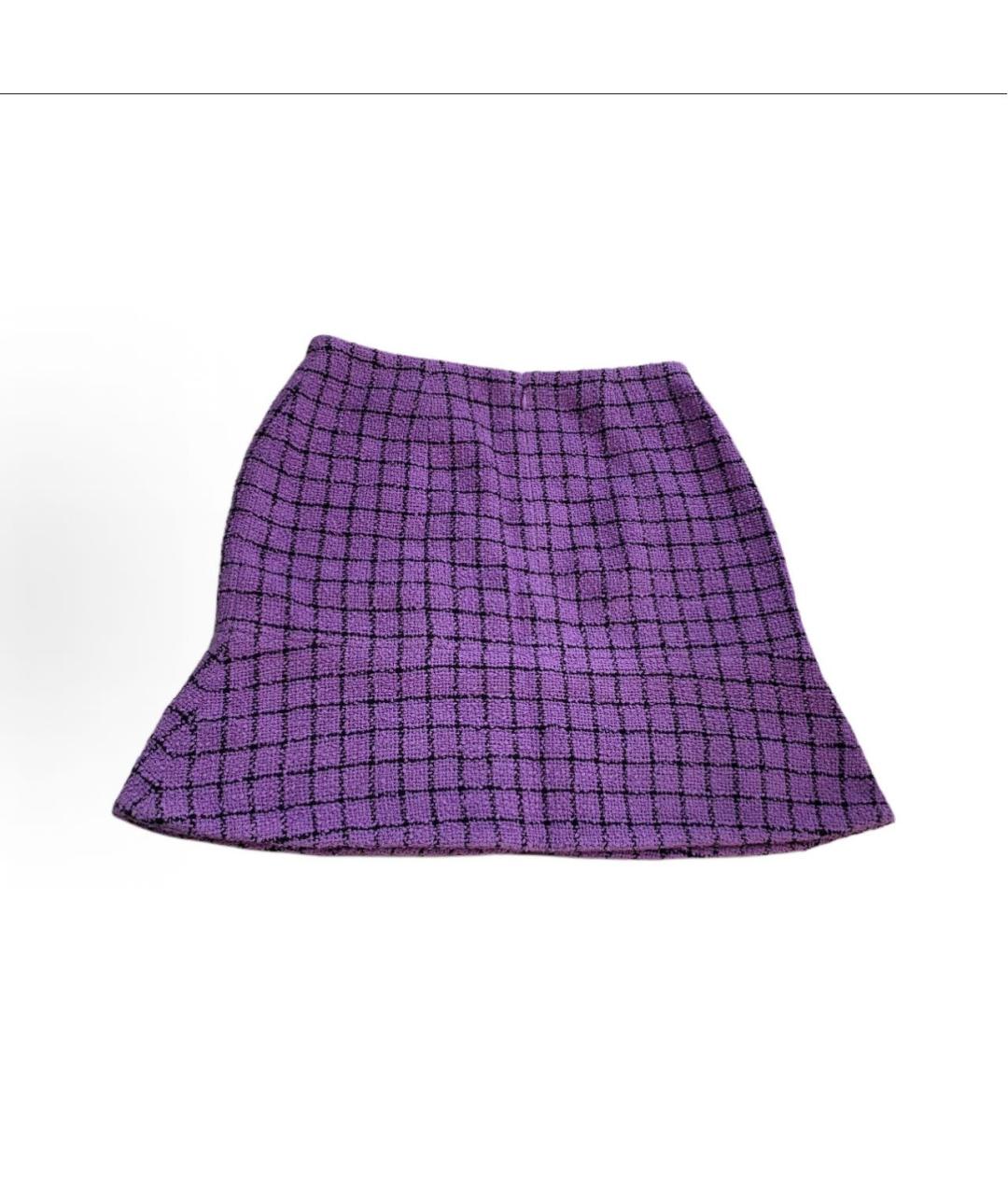 CHANEL Розовая хлопковая юбка мини, фото 2
