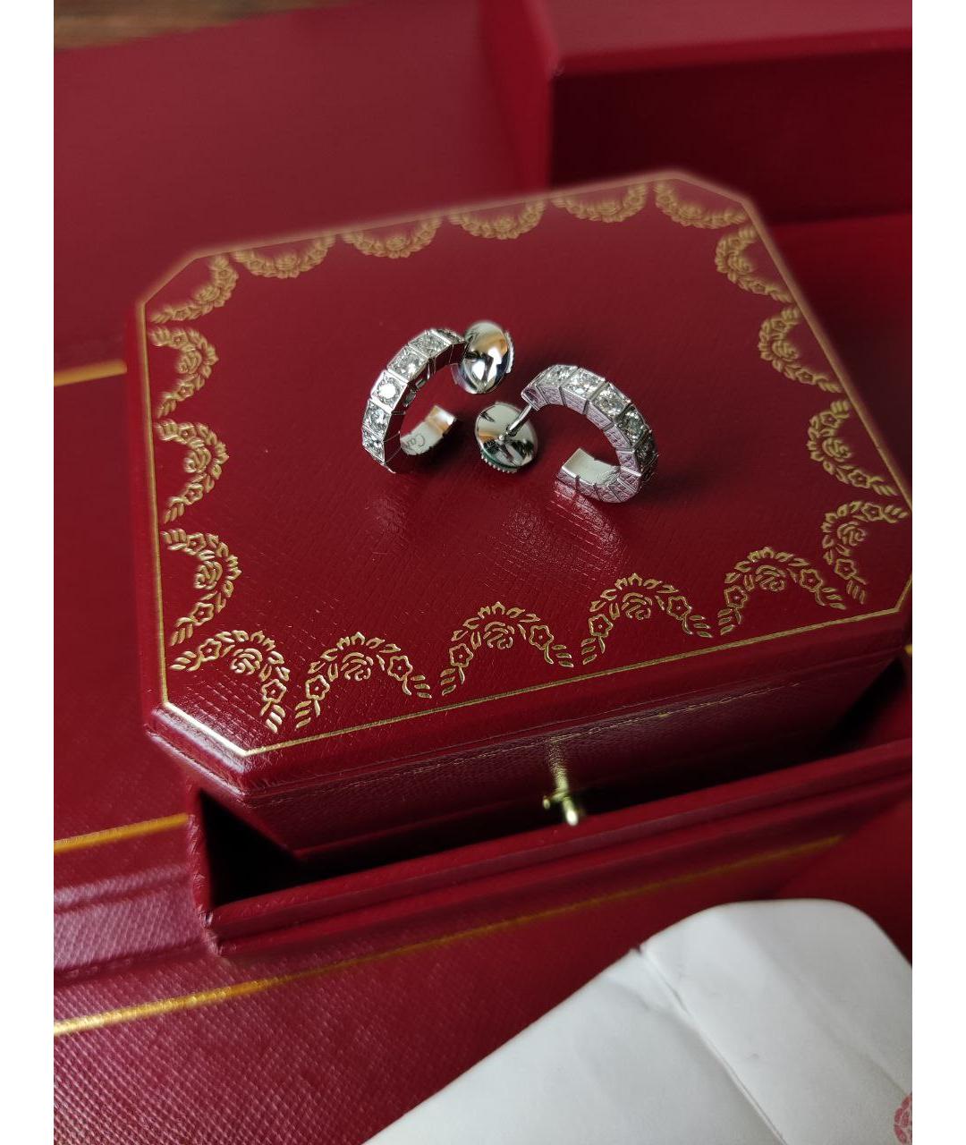 CARTIER Серьги из белого золота, фото 4