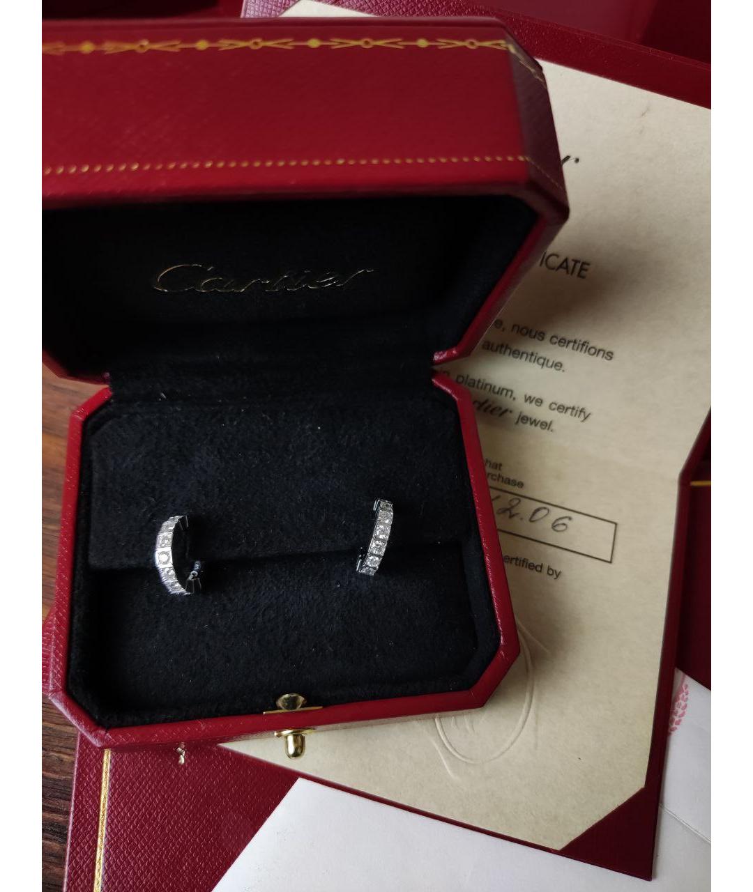 CARTIER Серьги из белого золота, фото 2