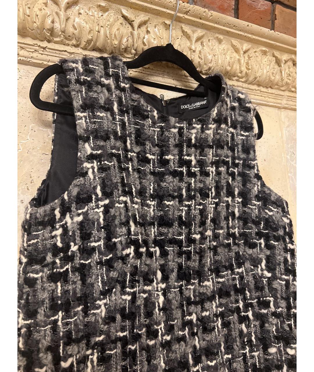 DOLCE&GABBANA Шерстяное повседневное платье, фото 8