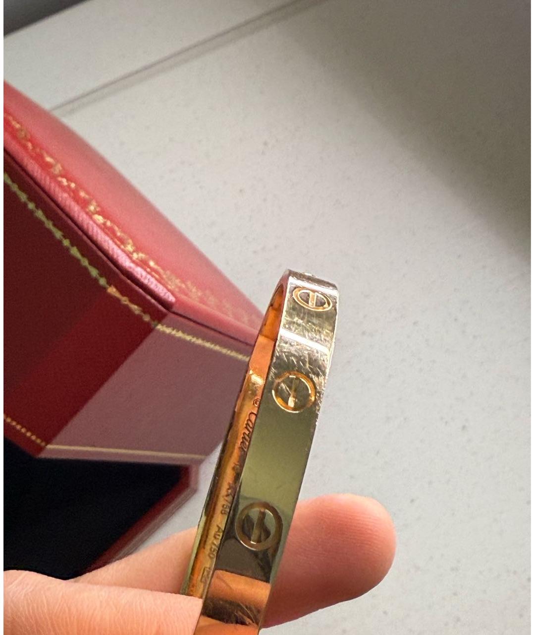 CARTIER Золотой браслет из розового золота, фото 3