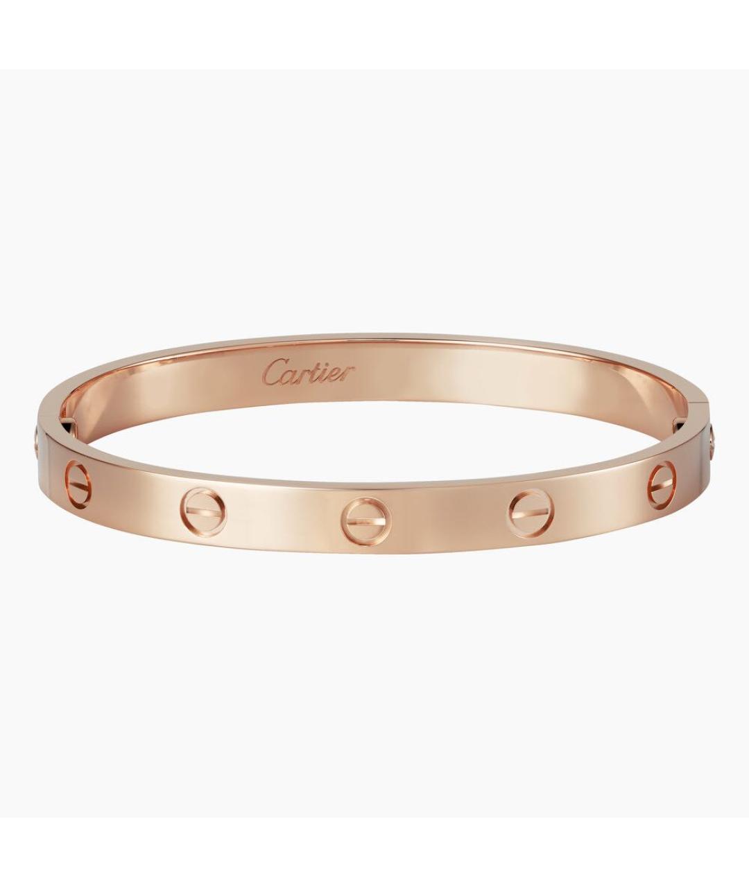 CARTIER Золотой браслет из розового золота, фото 7