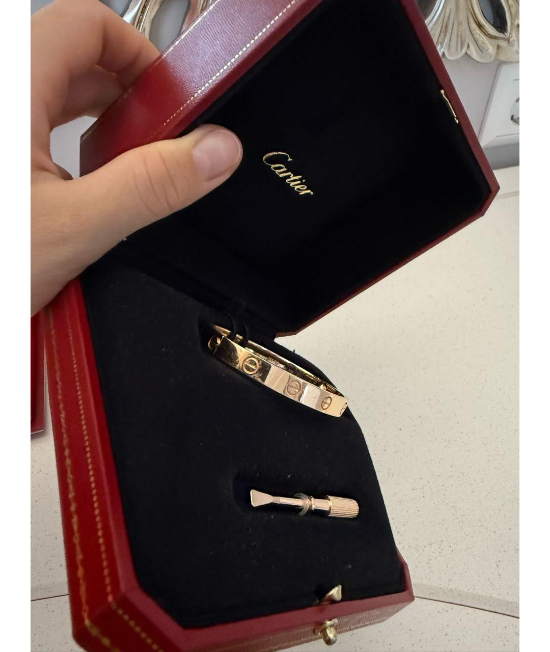 CARTIER Золотой браслет из розового золота, фото 6