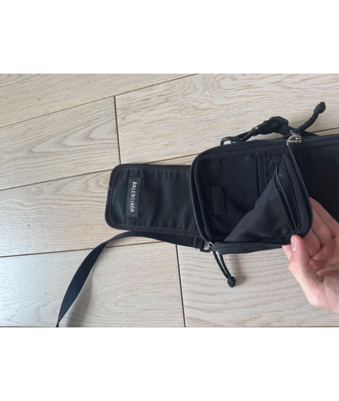 BALENCIAGA Черная сумка на плечо, фото 2