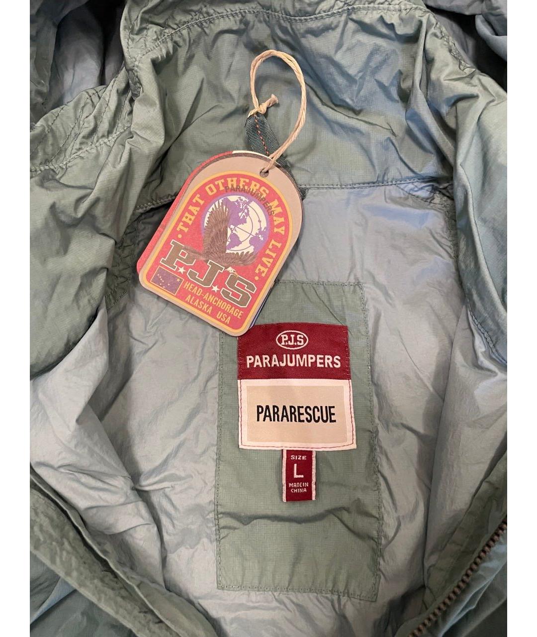 PARAJUMPERS Бирюзовая полиэстеровая куртка, фото 3
