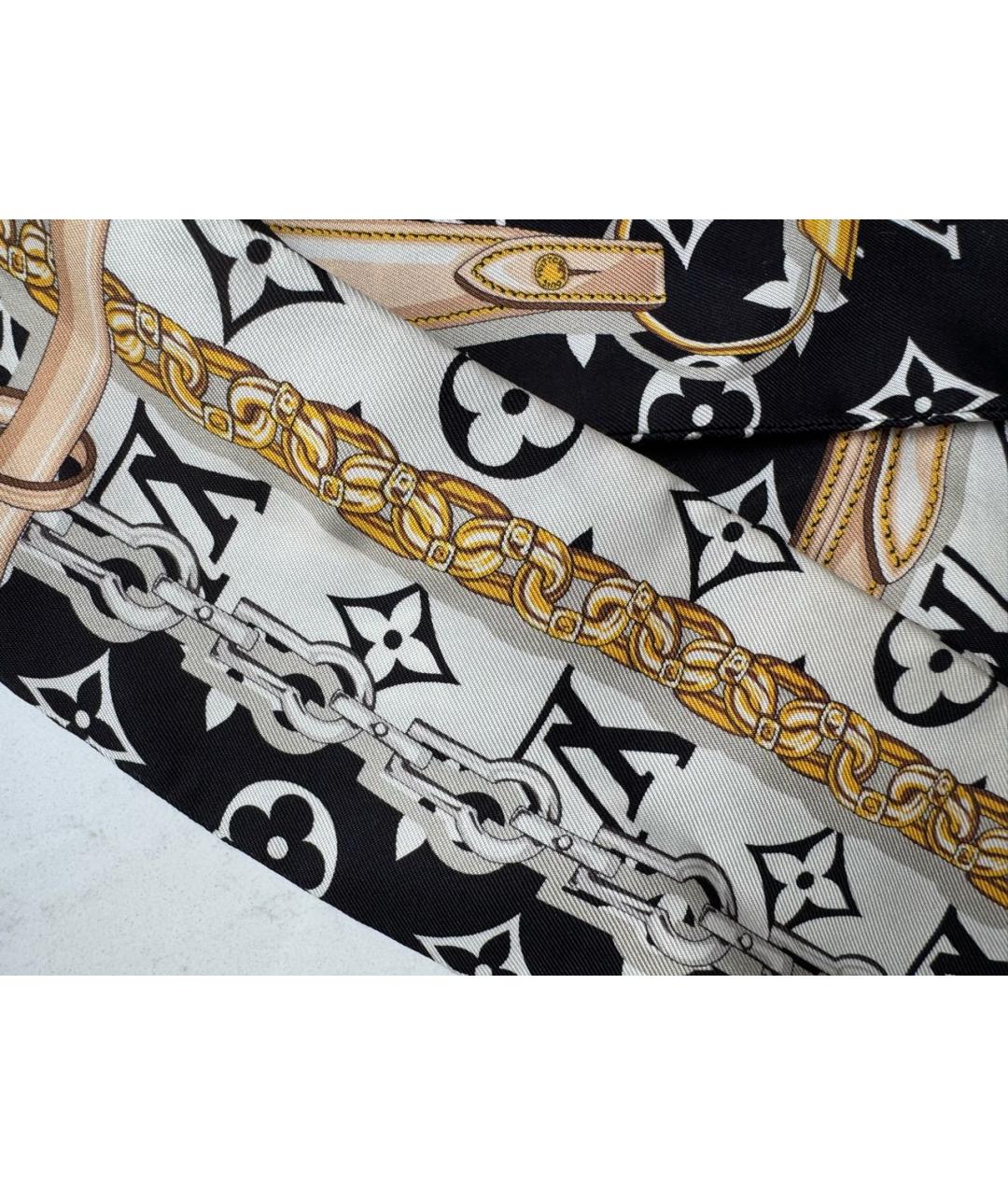 LOUIS VUITTON Шелковый шарф, фото 2