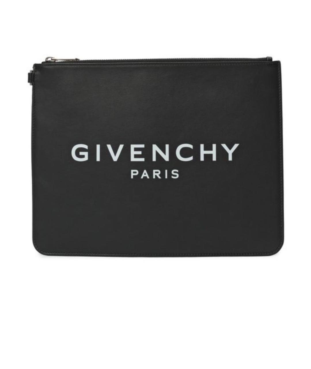 GIVENCHY Черная кожаная папка для документов, фото 6